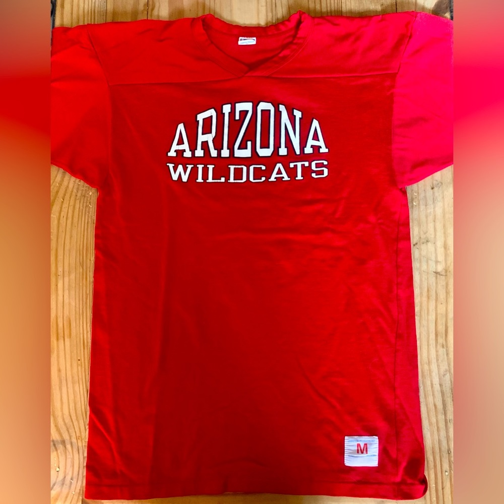 Arizona Wildcats Jersey T-Shirt, Size M, From Champion